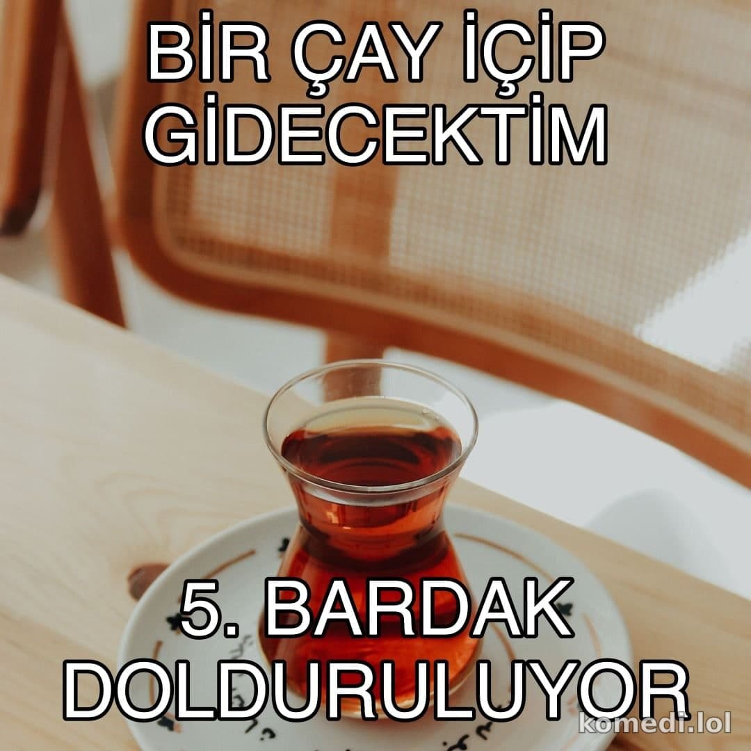 Çay sohbeti uzuyor