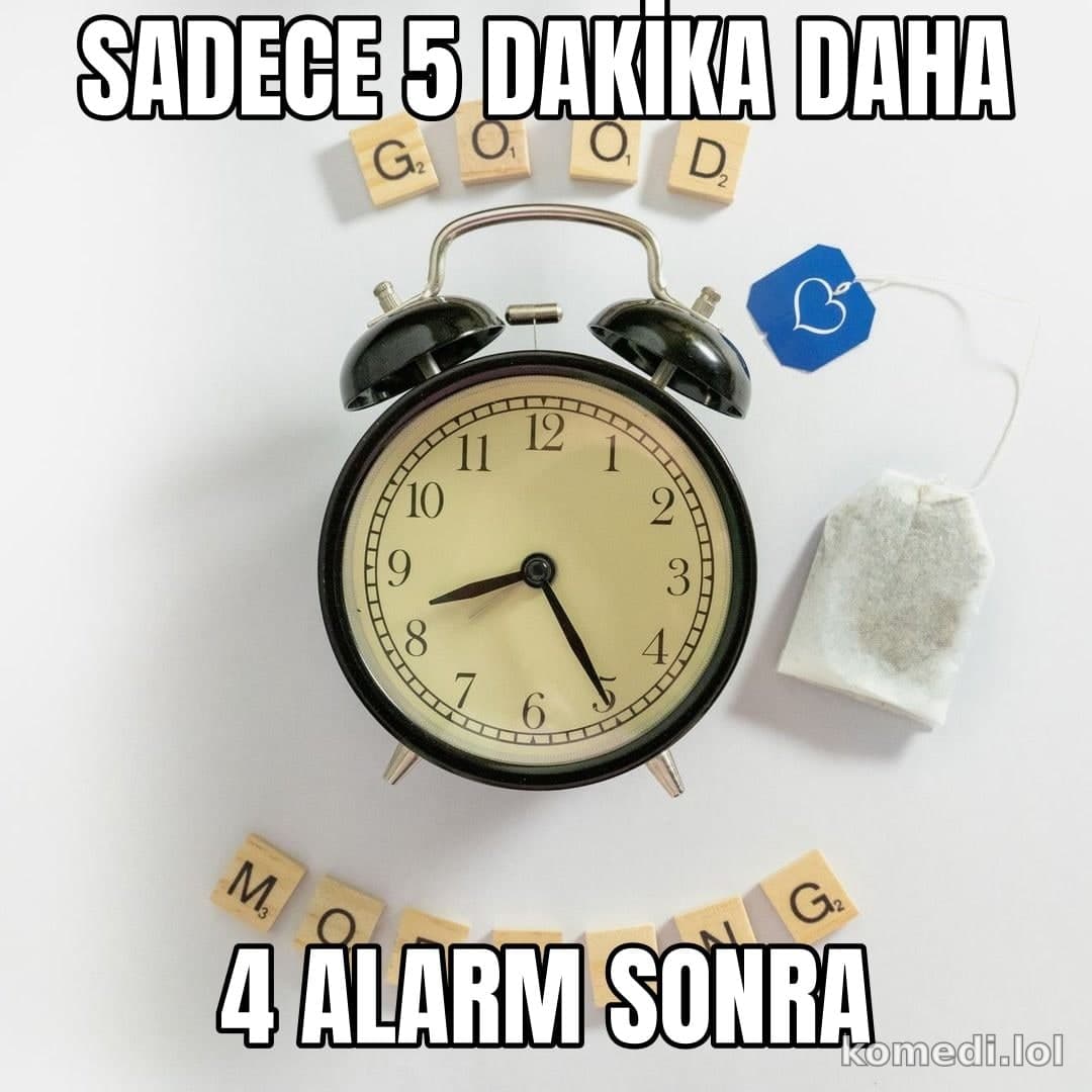 Sadece beş dakika daha