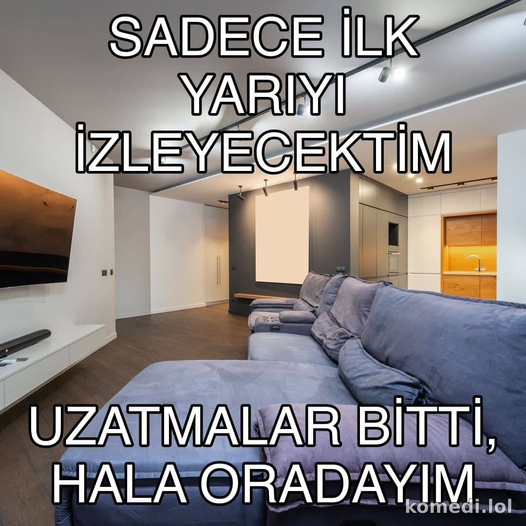 Derbi gecesi salon