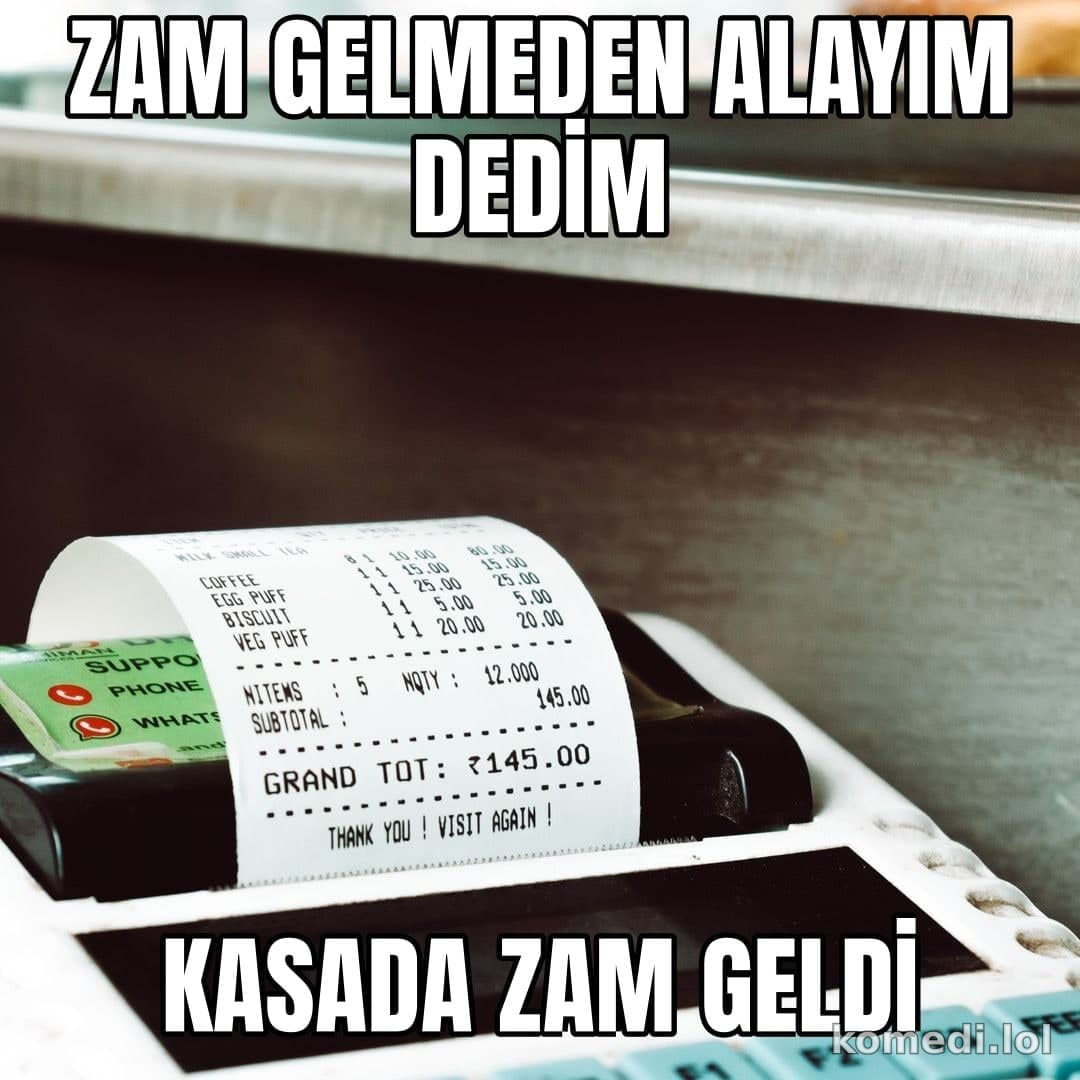Zam gelmeden market