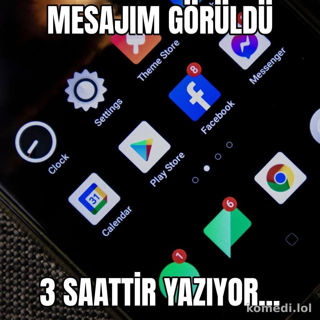 Mesaj görüldü