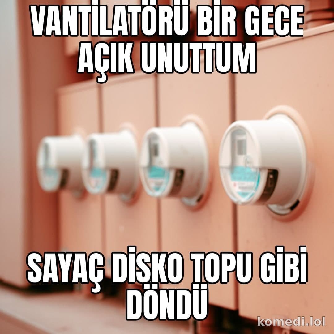 Elektrik faturası ve vantilatör