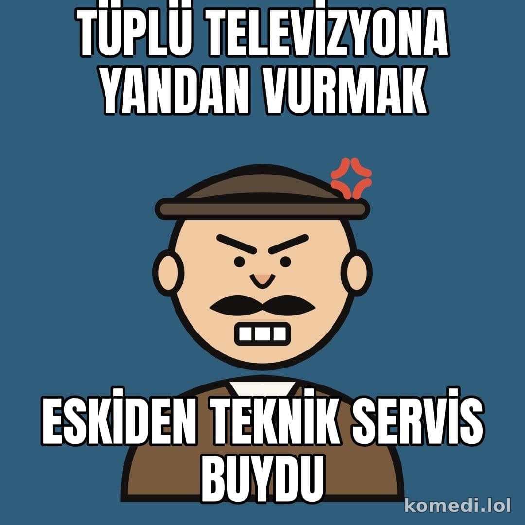 Tüplü televizyona vurmak